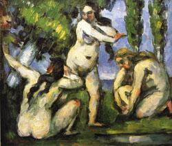 Paul Cezanne Three Bathers Sweden oil painting art